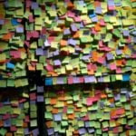 Message wall in the Nobel Peace Center Message wall in the Nobel Peace Center