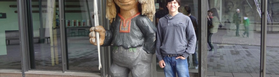 Gerry with a Norwegian troll