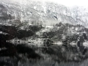 bergenwinter4 Spectacular view approaching Bergen on the train
