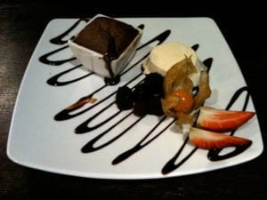 zupperiabergen3 Chocolate fondant and vanilla ice cream