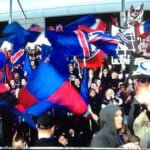 Vålerenga fans at Lillestrøm