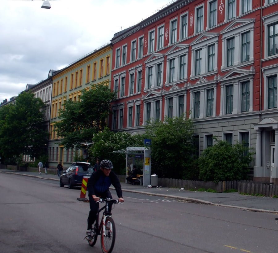Cyclist in St. Hanshaugen