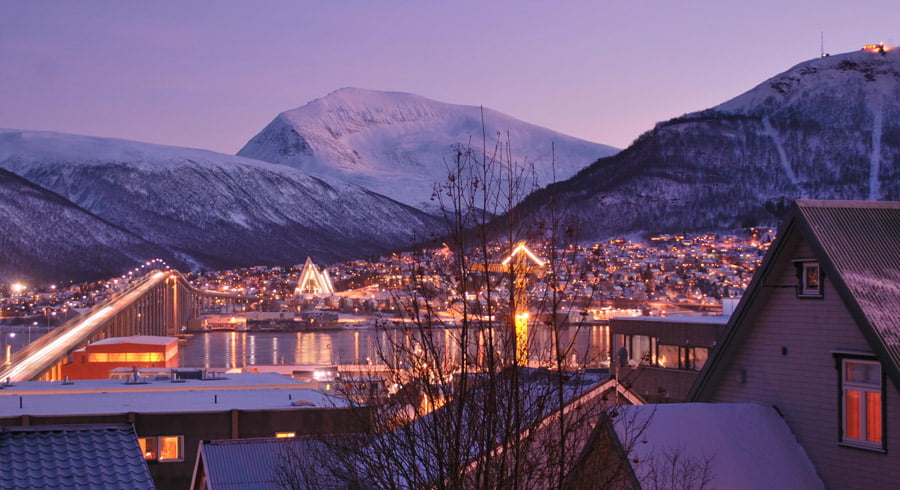 Winter daylight in Tromsø - picture from WikiTravel Winter daylight in Tromsø - picture from WikiTravel