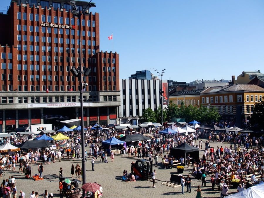 Youngstorget on Oslo Musikkfest Day 2011. Photo: David Nikel.