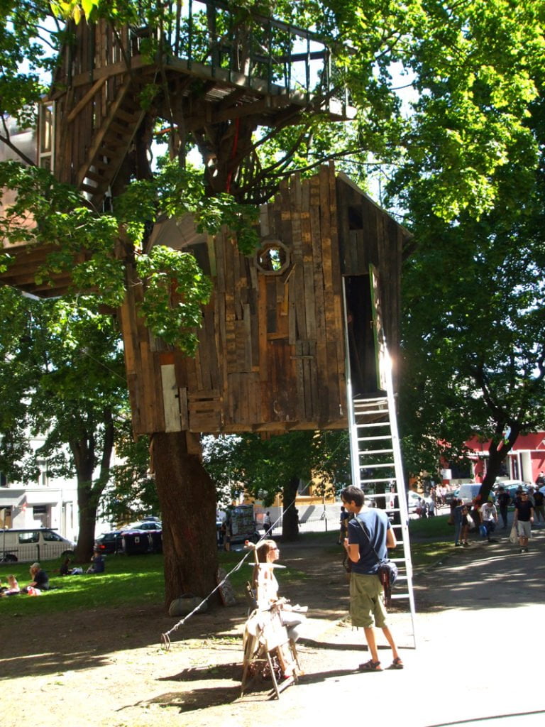 Treehouse Theatre in Kristparken, Oslo