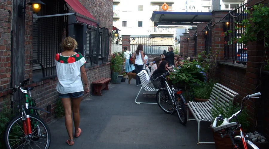 Outside the Mekaniske Verksted, Oslo
