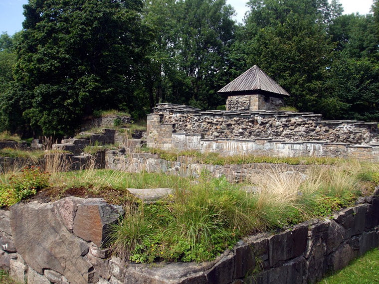 Ruins of the medieval Hovedøya Abbey near Oslo