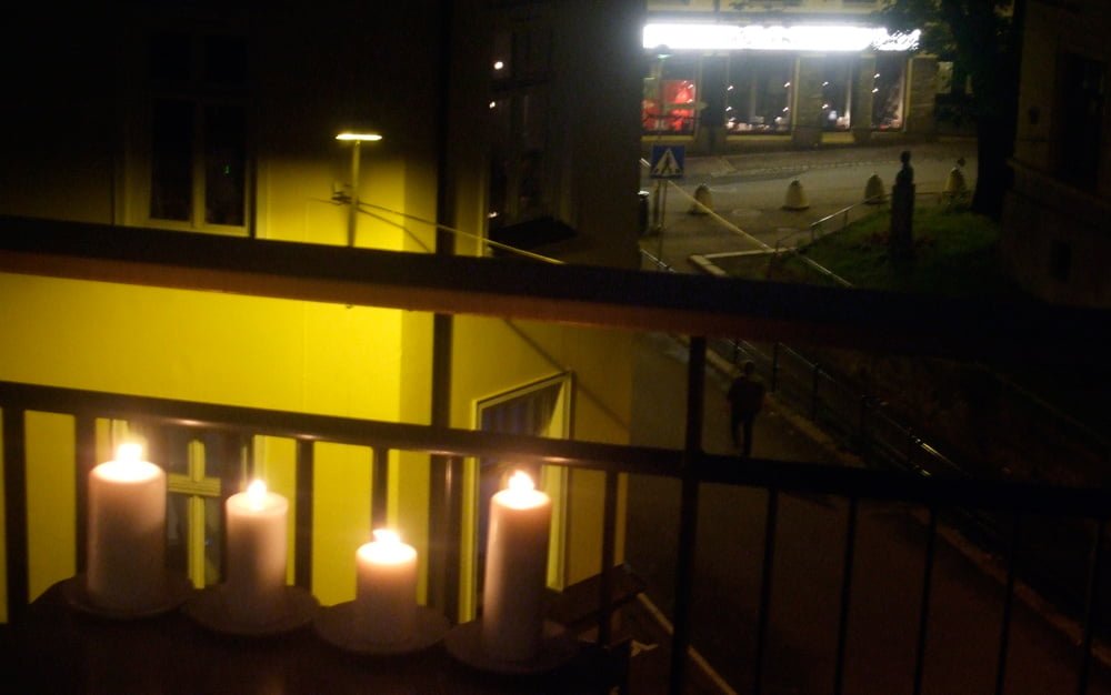 Candlelit tribute to the fallen, Oslo