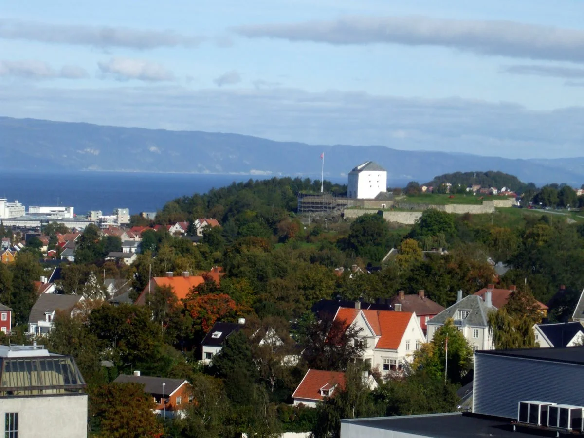 View of Trondheim from NTNU