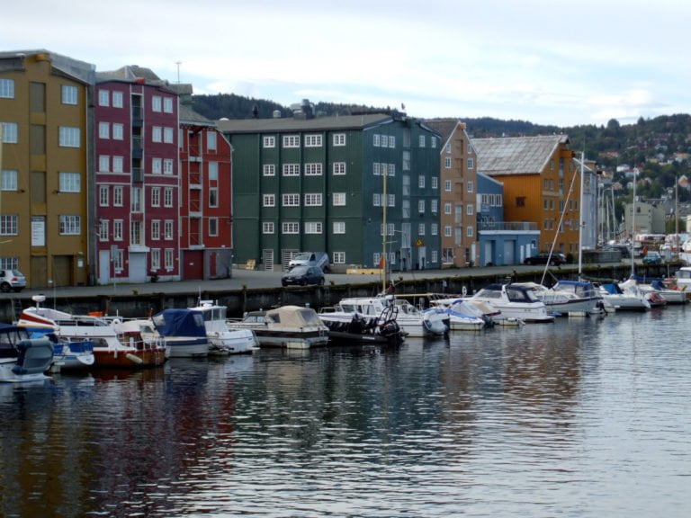Beautiful Trondheim waterfront