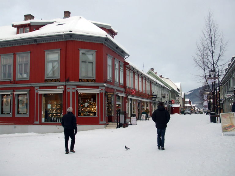 Storgata on Lillehammer