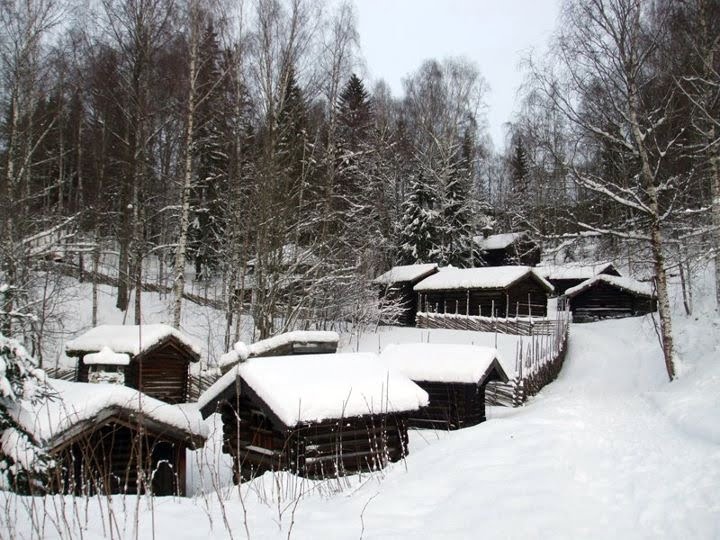 Open-air exhibits at Maihaugen, Lillehammer