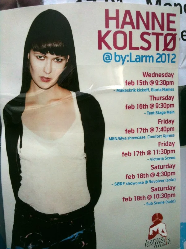 Hanne Kolstø poster in Oslo.