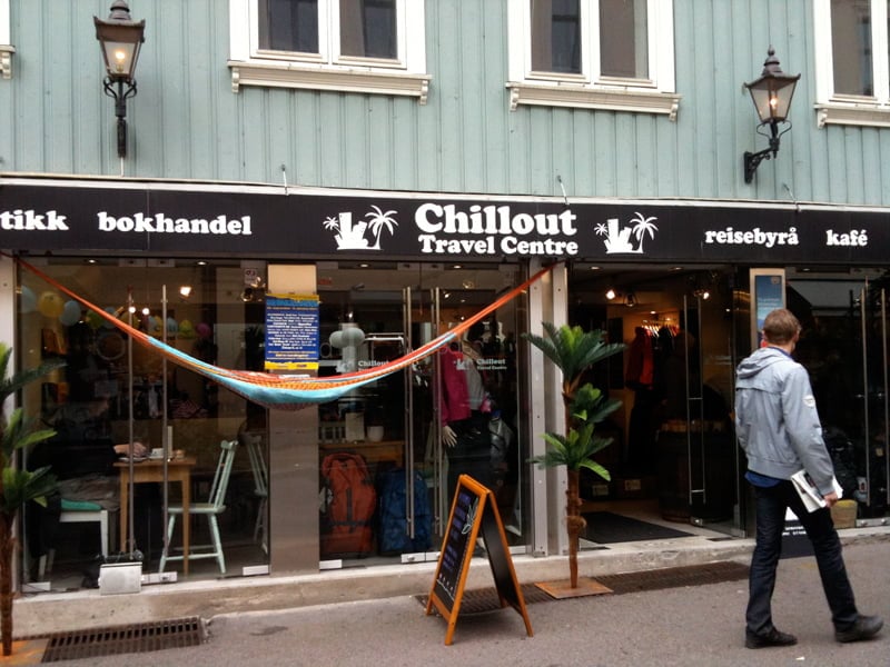 Chillout Travel Centre Cafe on Markveien in Oslo