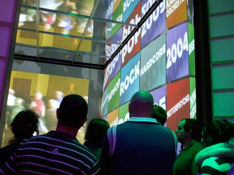 Inside Rockheim in Trondheim. Photo: David Nikel.