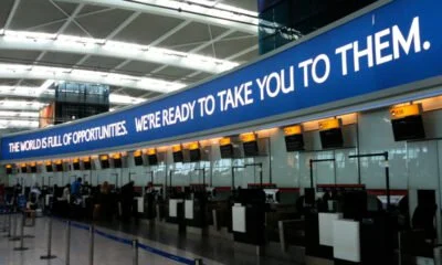 Heathrow T5 British Airways banner