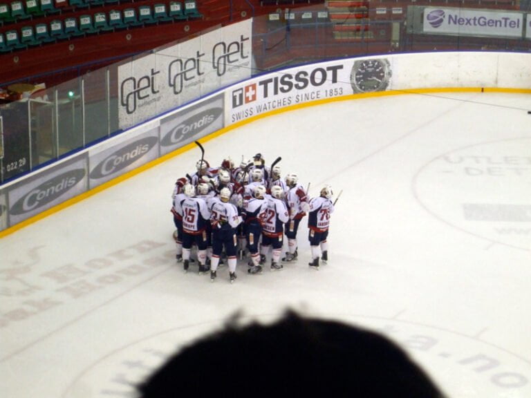 Lørenskog celebrate victory