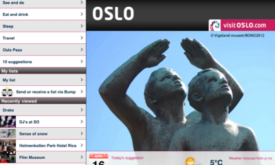 Visit Oslo App home page
