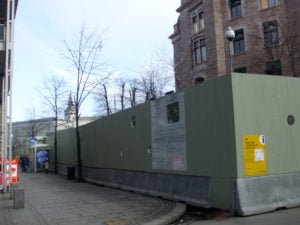 Oslo Government Quarter construction site