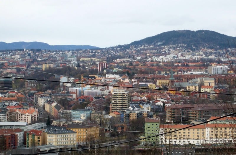 A view of Oslo from Ekeberg
