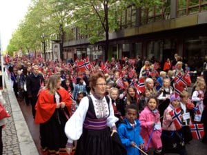 National Day parade in Oslo