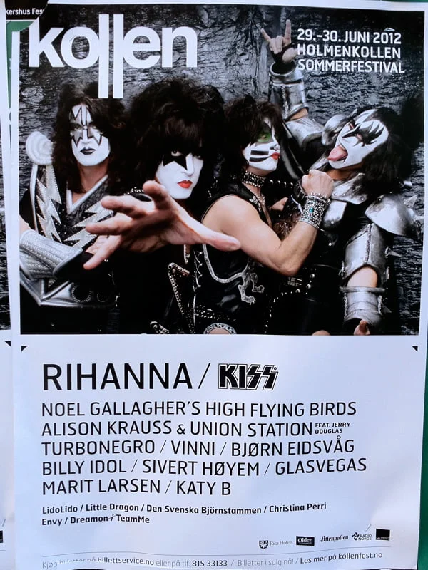 Kollen festival poster from Norway.