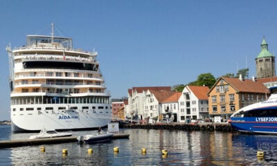 A cruise ship in Stavanger, Norway