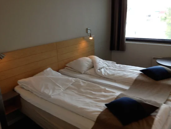 Typical twin room at St Svithun Hotell, Stavanger