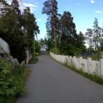 A street in the Oslo hills