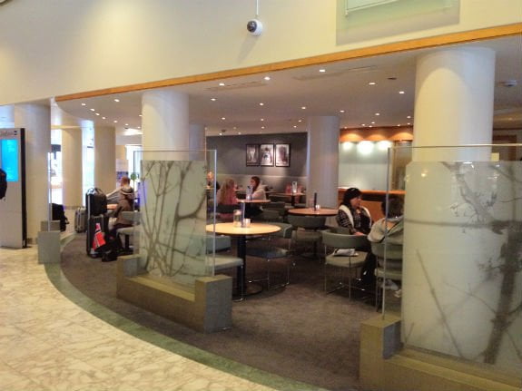 Bar in the hotel lobby