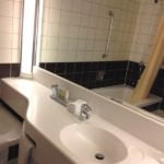 Bathroom in the hotel bedroom