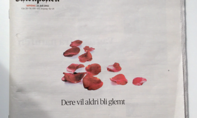 Aftenposten newspaper cover