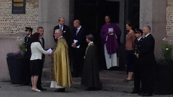 Jens Stoltenberg at Oslo Cathedral