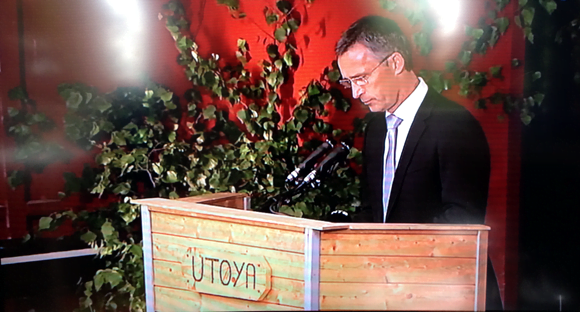 Jens Stoltenberg on Utøya Jens Stoltenberg on Utøya