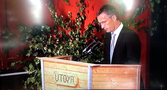 Jens Stoltenberg on Utøya