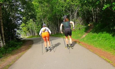 Roller-skiing