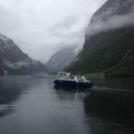 Another boat on the Naeroyfjord