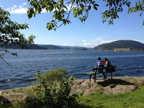 Admiring the Oslofjord