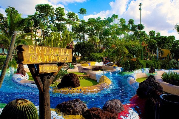 Crazy Golf in the Canary Islands