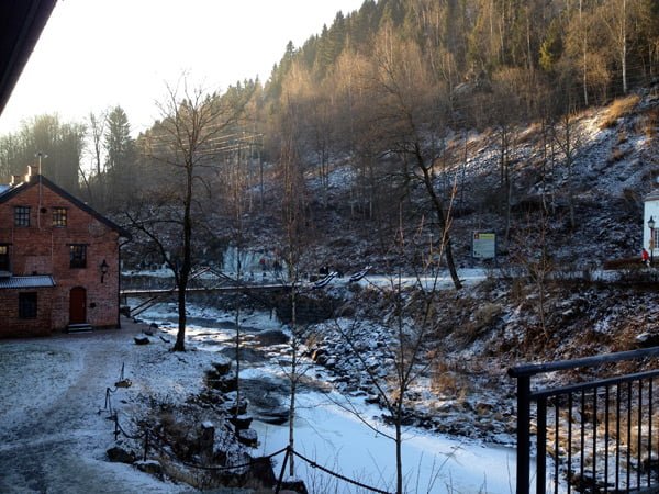 View along the River Lomma