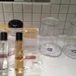Complimentary toiletries in the bathroom