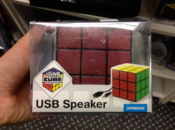 Rubik's cube speaker