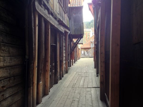 Bryggen alleyway