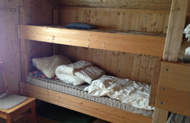 Bedroom in the cabin