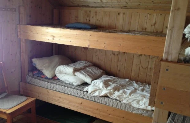 Bedroom in the cabin