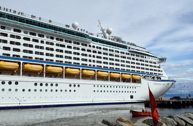 Cruise ship in Trondheim