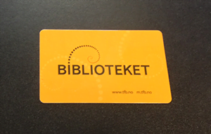 Norwegian library card