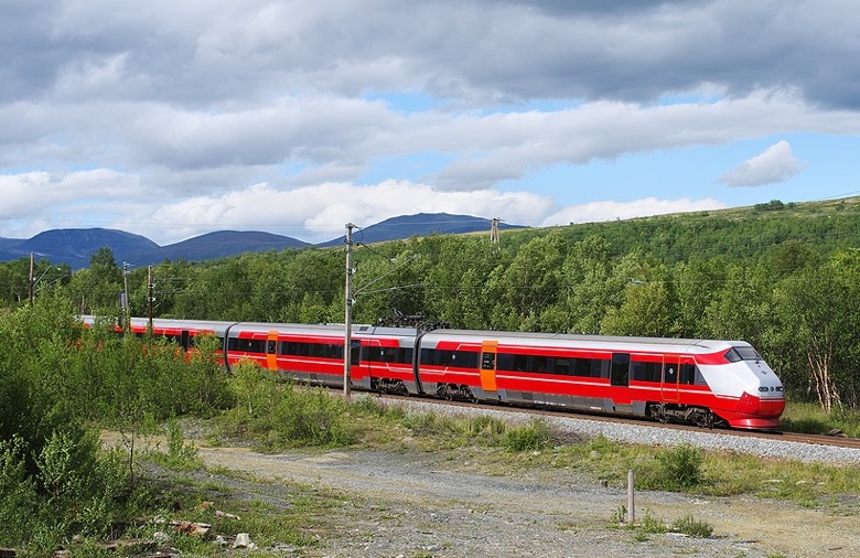 NSB train in Norway