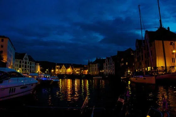 August evening in Ålesund