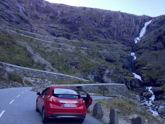 Approaching Trollstigen